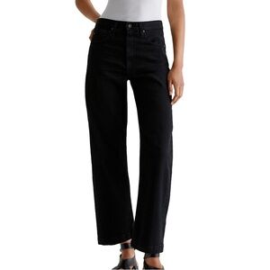 AG Hattie High-Rise Barrel Leg Jeans Size 27 in 7 years vintage onyx wash